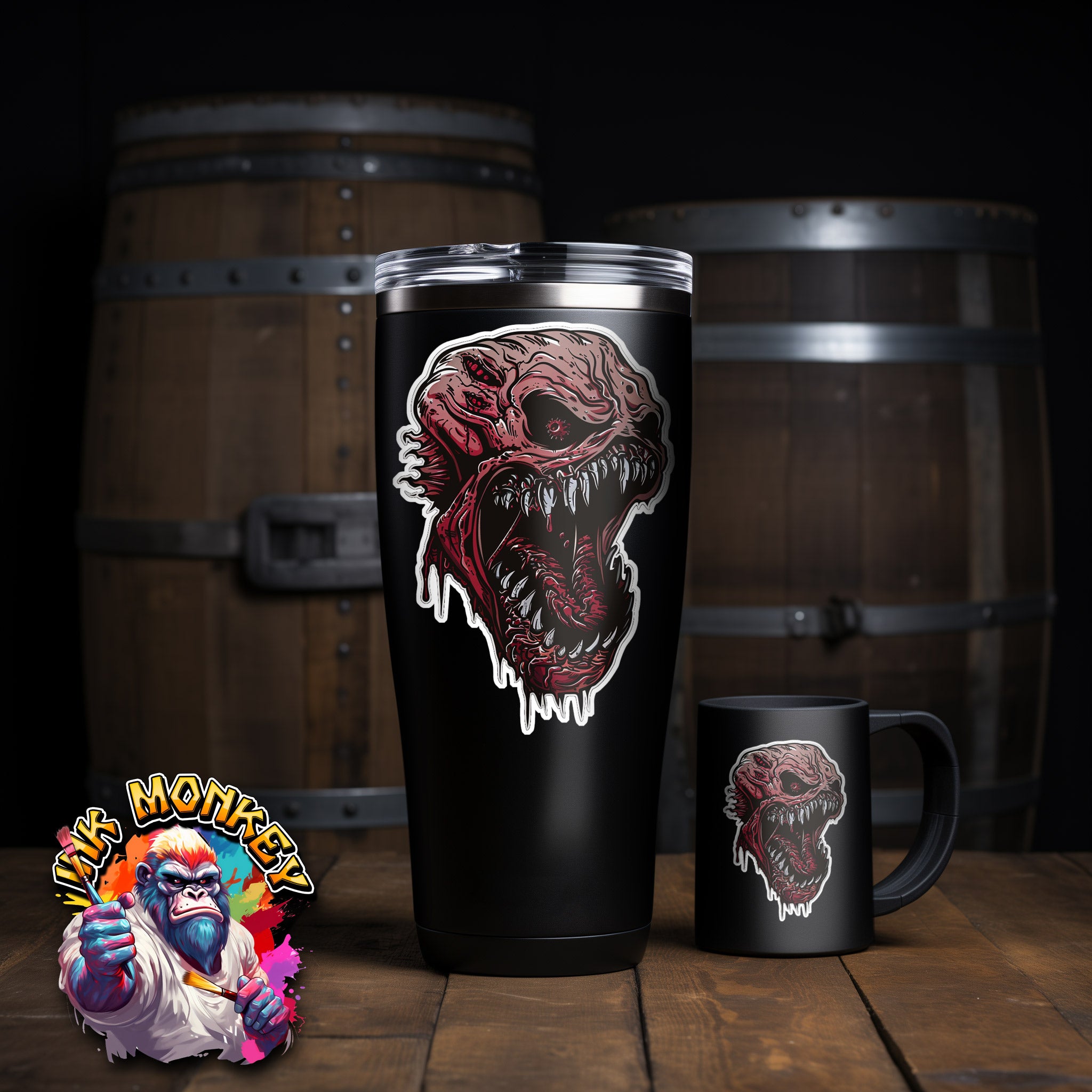 Thrasher Head - Decal